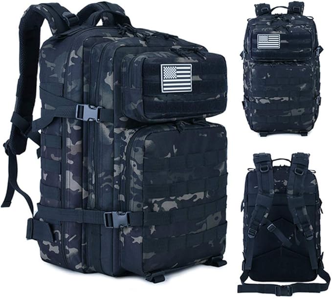 45L Military Backpack Tactica Rucksack Outdoor Assault Pack Hiking Travel Rucksacks