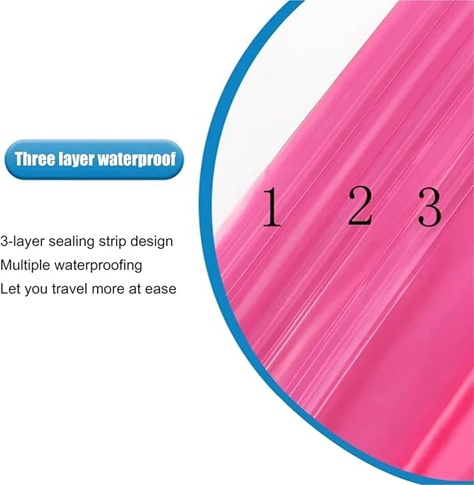 Waterproof Dry Bag Waterproof Swimming Bag Underwater Mobile Phone Bags Ski Drift Diving Shoulder Waist Pack 3 Layer Transparent Dry Protection Bag for SwimmingBoating(Green1)