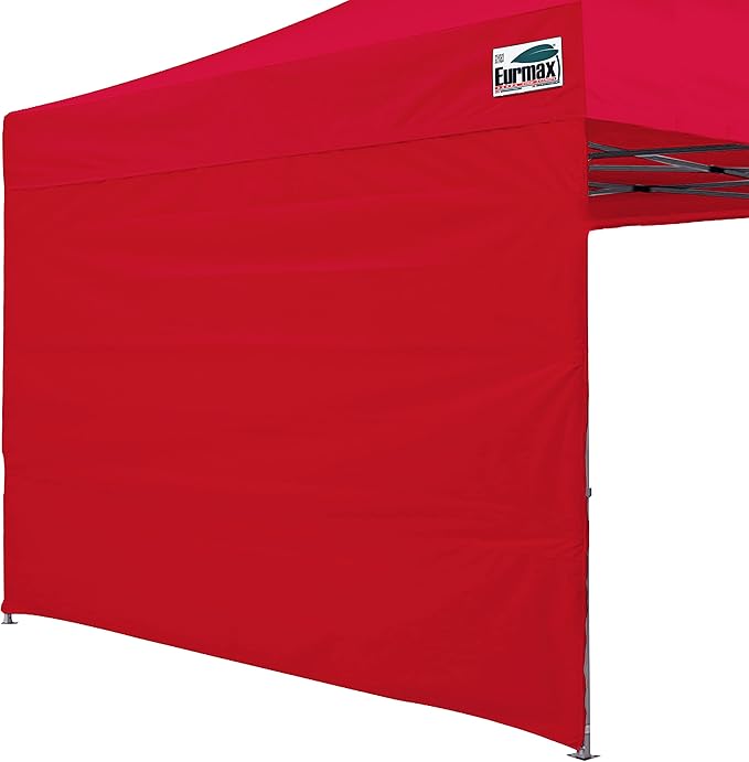 Eurmax USA 10x10 Pop Up Canopy SunWall-UV Protection for TentsBlocks Sunlight&ampWindWater Resistant Side Wall OnlyEasy Hook &amp Loop InstallationFit for 10FT Straight Leg Shelters&ampGazeboR