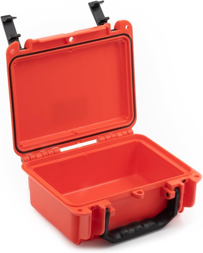 Seahorse SOLAS Orange High Visibility Hard Protective Case IP67 Waterproof/Impact Resistant/for Marine Photography Boating First Aid Box Tech Box Emergency (SOLAS ORANGE - 120)