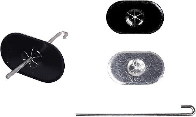 Rotak Solar Panel Bird/Critter Guard Fastener Clips - Used to Secure Bird proofing Wire-mesh onto Solar Panels - Removable Without Damage (Package of 60)