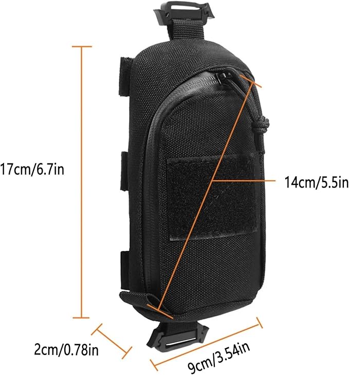 EDC Tactical Tool Storage Bag Molle Backpack Expansion Bag for Outdoor Sports Camping Hiking Hunting Accessories(Green)