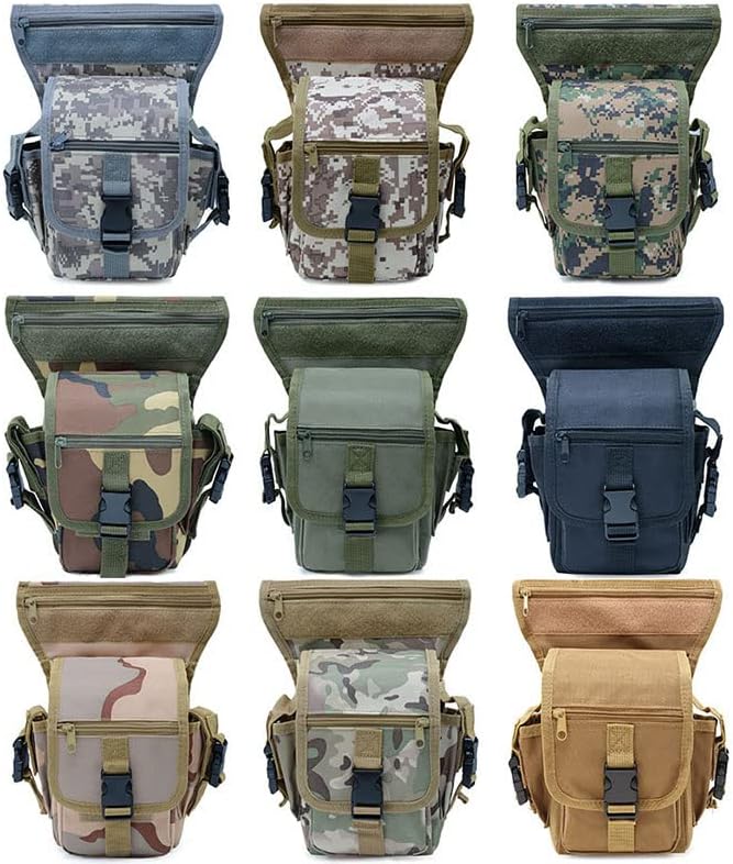 Tactical Camouflage Leg Versipack Bag Outdoor Sports Hiking Pouch