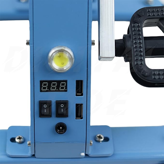Portable Foot Pedal Generator 50W/100W Hand Crank Generators with USB Interface/DC1-35V Output Fitness Bicycle Generator Charger