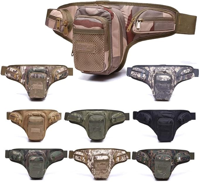 Outdoor Tactical Bag Assault Combat Waistpack Camouflage Tactical Molle Waist Pack