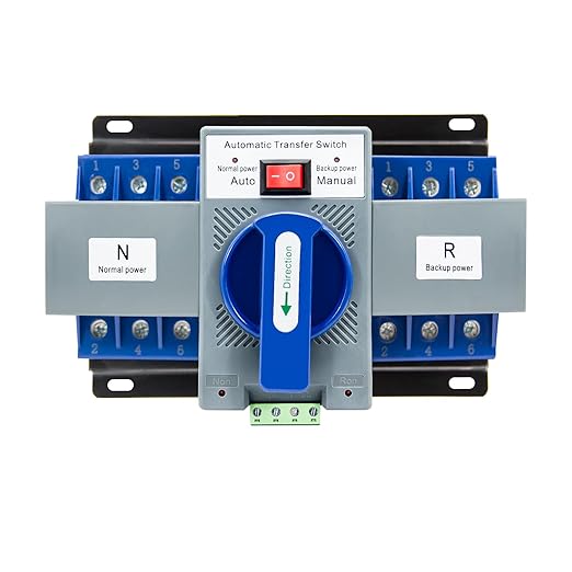110V Dual Power Automatic Transfer Switch 3P 63A Generator Changeover Switch ATS 50Hz/60Hz