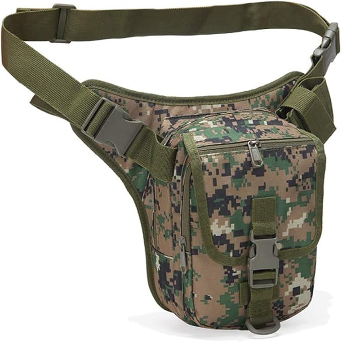 Outdoor Sports Hiking Versipack Camouflage Bag Tactical Leg Pack - DW