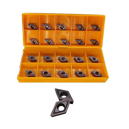 Indexable Turning Insert DCMT21.51 DCMT070204 External Turning Tool Holder 1/33/81/25/8 SDJCR07 Lather Cutting Tools (20pcs DCMT21.51 Inserts)
