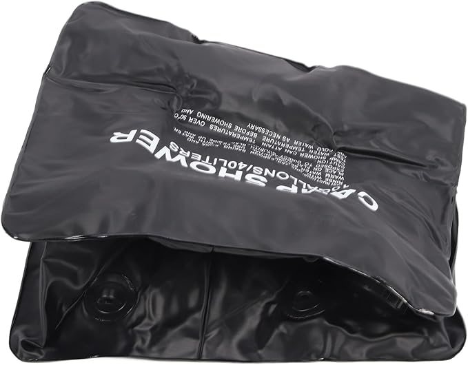 Solar Shower Bag 40L | Portable Camping Shower with Removable Hose | Fast Solar Heating for Outdoor Hiking/Beach Travel | Thickened PVC Material 18.87oz Lightweight