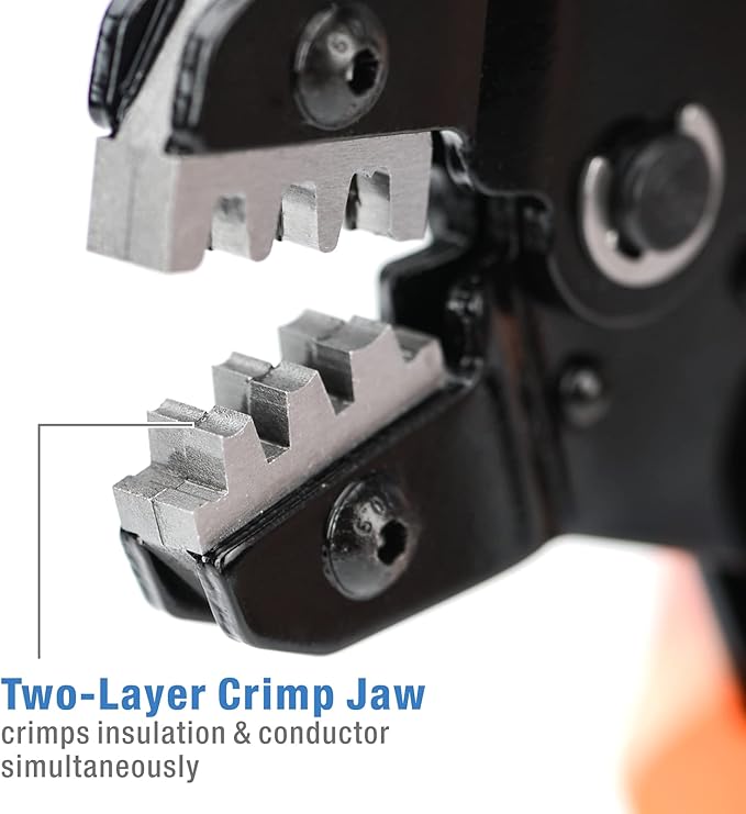 iCrimp SN-48B Pin Crimping Tools 3.96/4.8/5.08/6.3 mm 26-16AWG Crimper 0.14-1.5mm² for Dupont &amp JST-SM Molex Connectors and Terminals