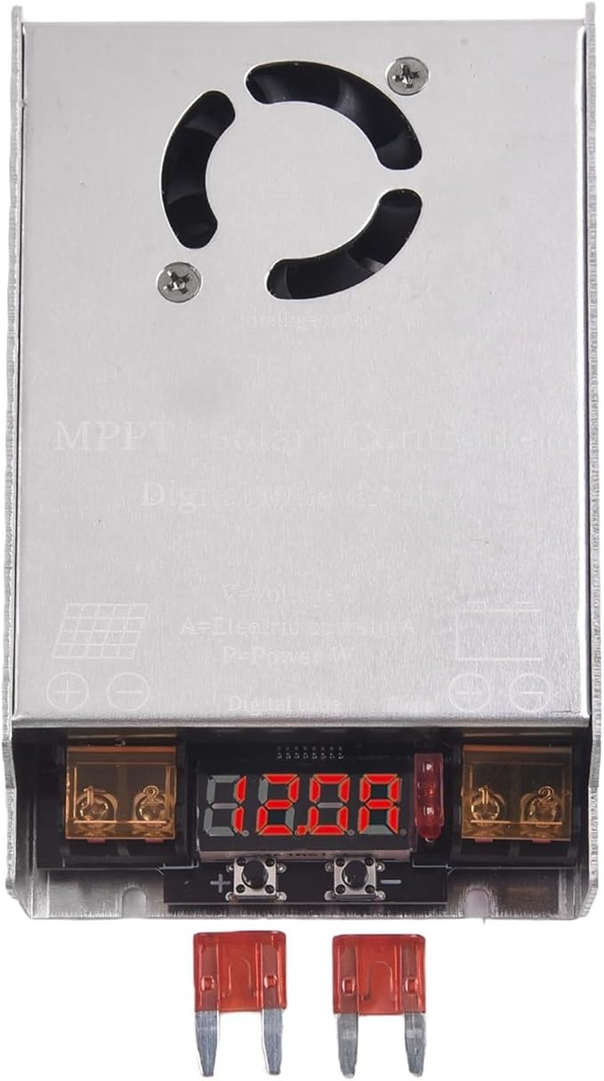 450W MPPT Solar Boost Controller 12V-50V Input 24V-72V Output for Charger for Lead-Acid Lithium for LIFEPO4 Gel Batteries 98% Efficiency