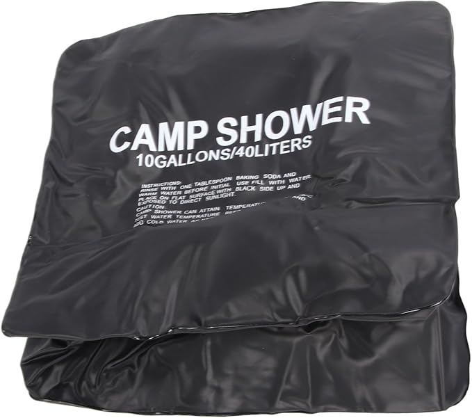 Solar Shower 40L Portable Cam Shower Thickened with vable Hose Solar Heating for oor Hiking Beach Swimming T STO