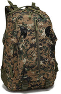 Outdoor Sports Pack Hiking Bag Tactical Rucksack Camo Knapsack Combat Camouflage Tactical 30L Backpack