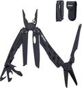 NEXTORCH MT10 16-in-1 Multi-Tool Stainless Steel Multitool Pliers with 50Cr15MoV Pocket Knife Huge Scissors EDC Multitool Utility Tool for Camping Outdoor Activities