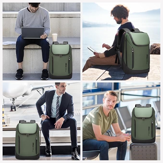BANGE Business Smart Backpack Waterproof fit 15.6 Inch Laptop Backpack with USB Charging PortTravel Durable Backpack