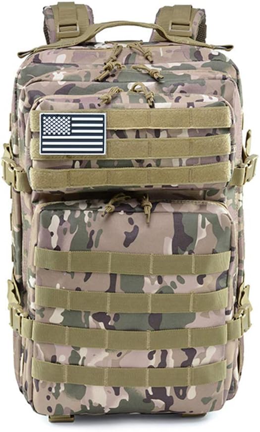 45L Military Backpack Tactica Rucksack Outdoor Assault Pack Hiking Travel Rucksacks