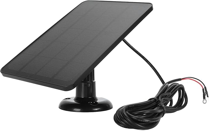 JTLB Solar Panel Camera Charger 10W Video Doorbell Solar Panel Charger for Nest for Doorbell 2K Camera for Ring Video Doorbell 2 for Doorbell 3 (CSP4W-O-B) JTLBfgawxe13bk-11