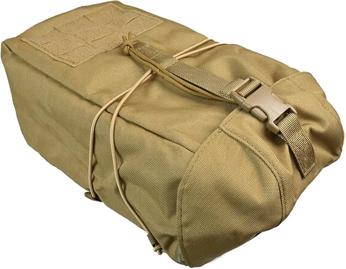Tactical Molle Pouch Large Capacity Dump Pouch Drawstring Magazine Tactical Utility Pouch Recycling Pouch Bag Belt Waist Bag