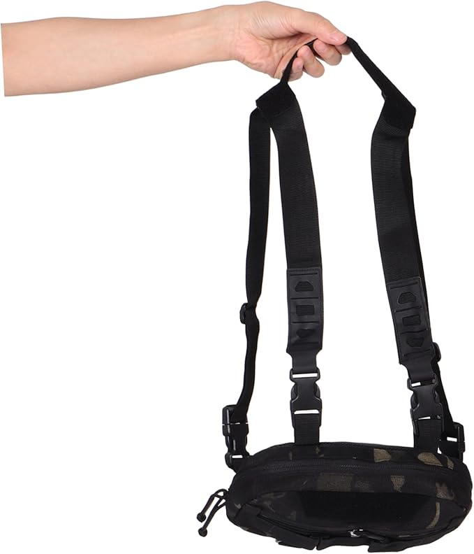 Gatuida Men Chest Pack Versatile Chest Bag for Workouts Multifunctional Storage for Phones Keys for Outdoor Activities Casual Use