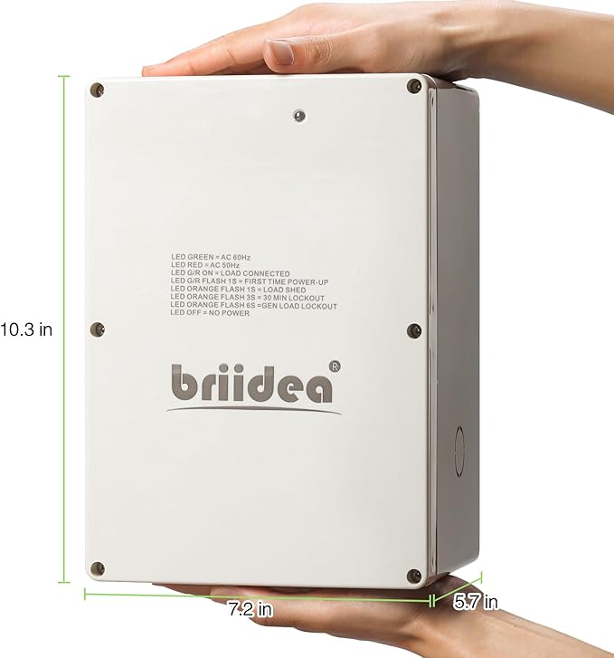 100 Amp Smart Management Module (SMM) Briidea Load Management Device Replaceable/Compatible with Generac 7006 Protects Generator from Overload Gray