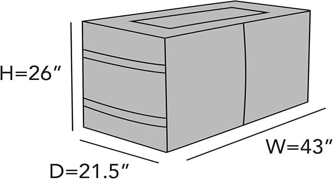 Covermates Keepsakes Rolling Structured Storage Bag Heavy Duty 600D Polyester Wheels for Easy Transport ID Window Dual Zipper Closure Closet Garage Storage Brown Heather