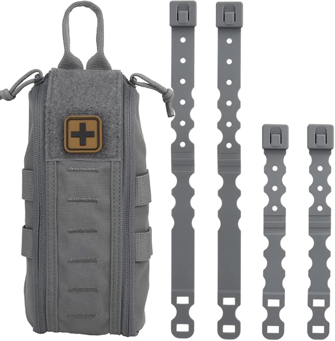 Tactical Medical First Aid Kit Military MOLLE Bag Waist Belt Pouch Quick Response Hunting Vest Bag First Aid Pack B
