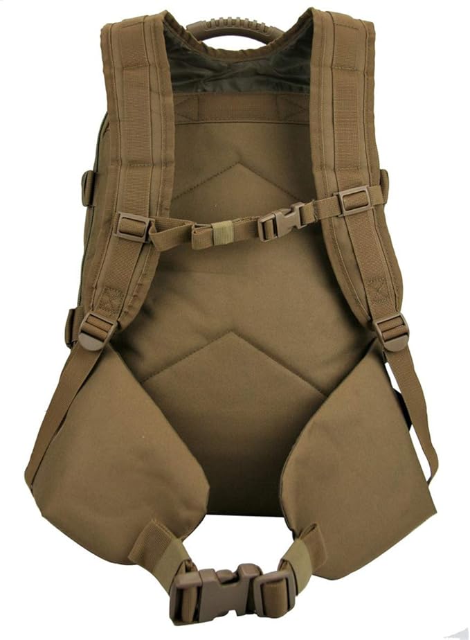 3 Day Tan Expandable Tactical Camping and Hiking Backpack Military Trekking Bag