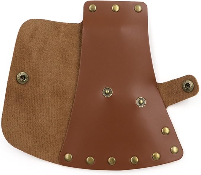 PU Leather Axe Sheath Multi-Size Axe Protective Cover Camping Accessory Essentials for Lumberjacks Working Outdoors for Outdoor Camping Blade Protection