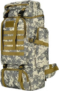 Compatible For 80L/100L Mountaineering Bag Climb Tactical Backpacks Large Backpack Outdoors Hiking(ACU (80L))