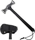 NLX Outdoor Heavy Duty Multi-Tools with Axe Pike and Hammer. Carbon Steel Tool Head and ABS Handle for Camping Hiking and Outdoor Purpose (Hammers)