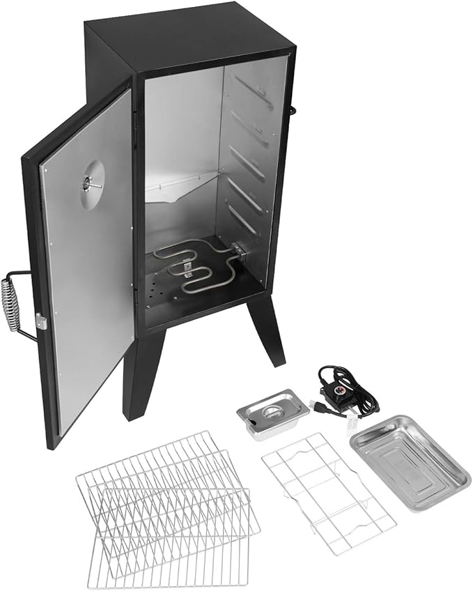 Royal Gourmet SE2801 Electric Smoker with Adjustable Temperature Control Black
