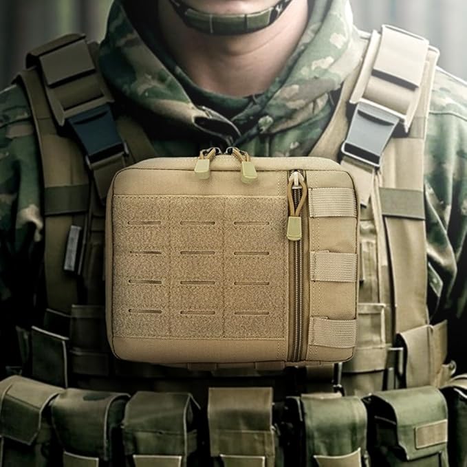 Tactical Admin Molle Pouch Molle Utility Tool Pouch Waist Bag for Outdoor Activities and Emergency Uses