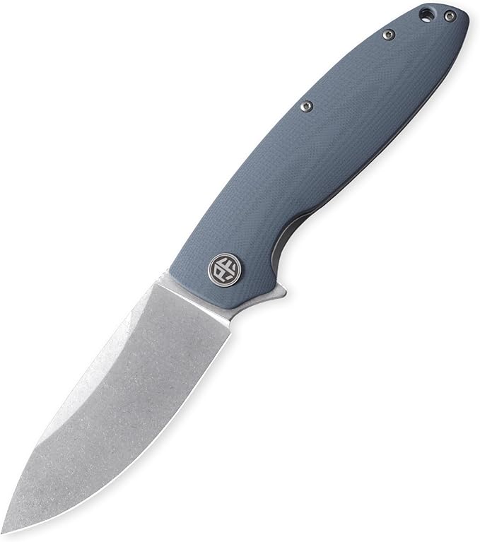 Petrified fish PFB01 Terra3.54 D2 Steel Blade G10 Handle Flipper Liner lock Folding knife (Blue Stonewashed)