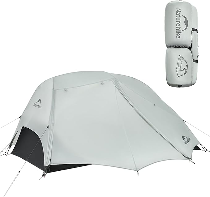 Naturehike Free Standing 2 Person Backpacking Tent with The Double Canopy Ultralight Nylon Double Layer Waterproof Camping for Camping Festivals Backyard Sleepovers