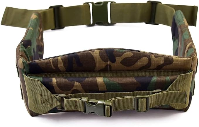 Military Camping Hiking ALICE Pack Kidney Pad Waist Belt Tactical Hip Belt LC-2 Rucksack Frame 12mm Padded 220LB Carry