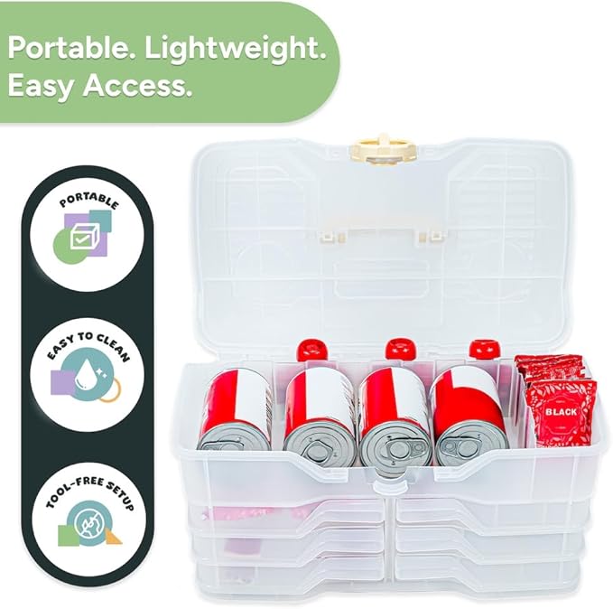 Best Kept | Kitchen Drawer Organizers | Plastic | Under Sink Organizer | Clear Bins For Organizing | Kitchen Storage Organization | Translucent White