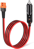 ELFCULB XT60i to Car Cigarette Lighter Plug 12AWG XT60i Female to 12V Car Cigarette Lighter Male Connector Cable for Solar Generator Portable Power Station(10FT)