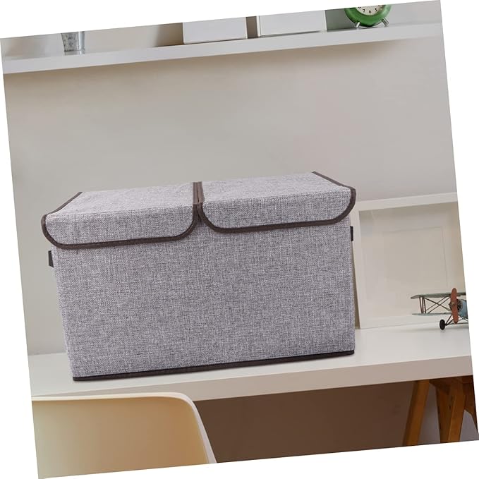 Cabilock Storage Box Lid Fashionable Wardrobe Storage Bins Collapsible Design for Easy Storage and Organizati