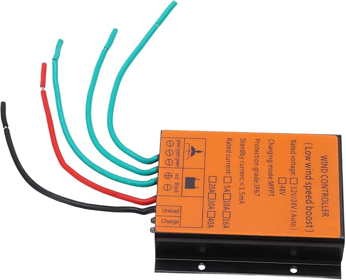Wind Turbine Controller HIGH Efficiency MPPT Smart Charging for Gel Battery 48V (600W)