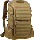 LINGYUE Tactical Backpack Bagpack Waterproof Large Capacity Outdoor Hiking Breathable Padded 14 Laptop Compartment For Camping Travel Trekking(E)