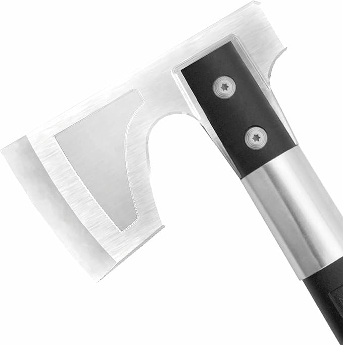 SOG Camp Axe- Compact Camping and Survival Hatchet/Hammer Tool with Sheath and 3.1 Inch Bushcraft Axe Edge (CH1001-CP)