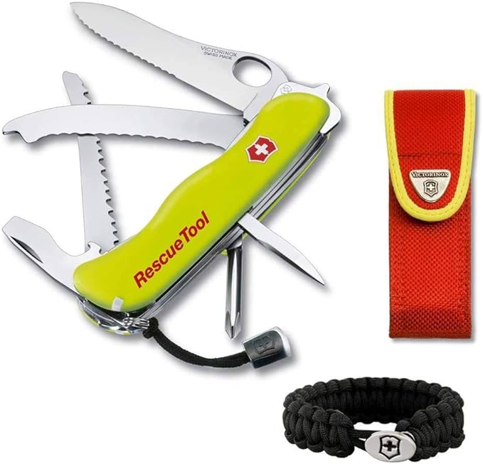 Victorinox Traveler Multi-Tool Pocket Knife with LED Light in Red