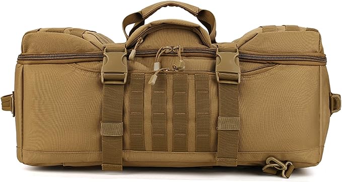 Duffel Bag ArmyGreen Waterproof Backpack for Camping Hiking Travel Versatile Carrying Options for Various Outdoor Activities