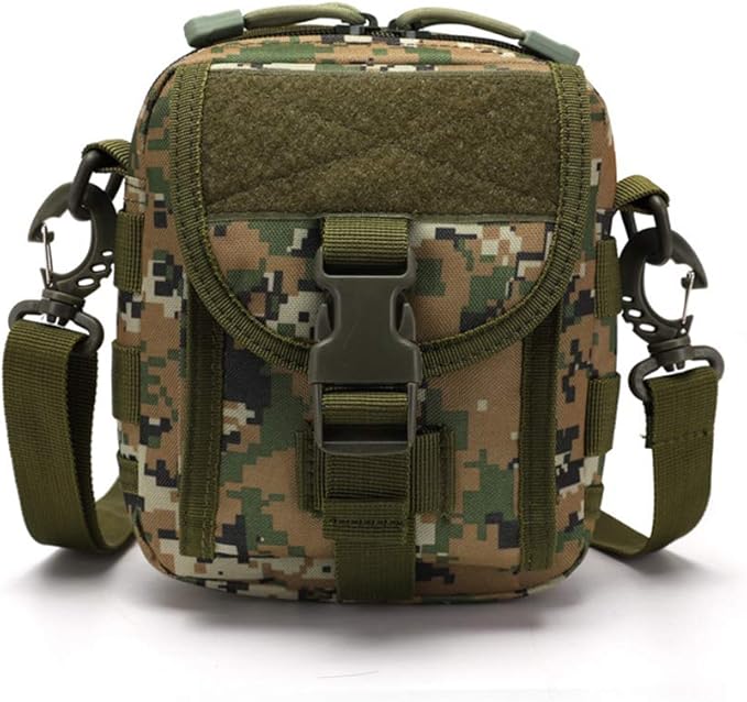 Outdoor Sports Airsoft Gear Molle Assault Combat Hiking Pack Accessory Camouflage Kit Pouch Tactical Small Bag