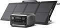 EF ECOFLOW Solar Generator RIVER 3 Plus with 110W Solar Panel 286Wh Portable Power Station LiFePO4 Battery 3 Up to 1200W AC Outlets &lt10 MS UPS Expandable to 858Wh &lt30 dB Quiet 1Hr Fast AC