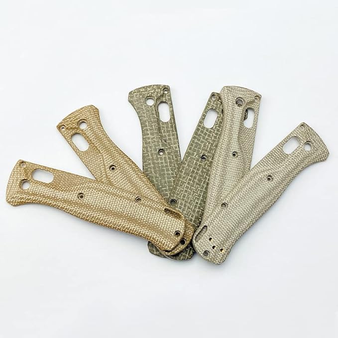 1 Pair Micarta Scales Handle Fits for Bugout 535 DIY Replacement