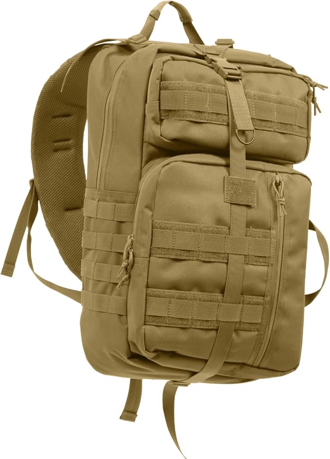 Rothco Tactisling Transport Pack - Crossbody CCW MOLLE Bag (Coyote Brown)