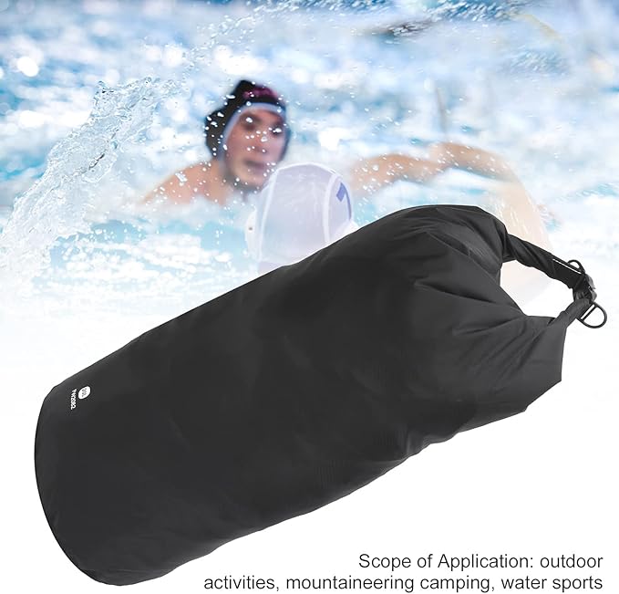 Waterproof Dry Bag 70D Nylon Lightweight Sealed Waterproof Duffel Bag with Shoulder Strap for Travel Swimming Boating Kayaking Camping and Beach