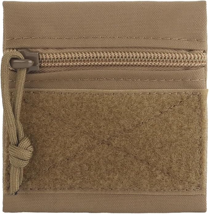 Tactical Zipper Pouch With Multitool Slot Modular Internal Organizer For Small Tools Utility Pocket Insert For Backpack(BP-81-CB S)