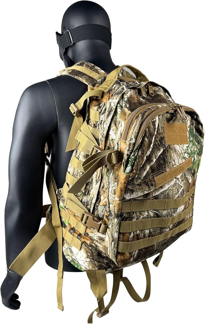 BEAUTI4U Hunting Backpack Outdoor Gear Hunting Pack Extra Large Backpack with Waterproof Rain Military Tactical Hiking Expandable Backpack
